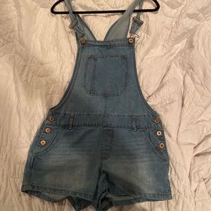 Overall Shorts